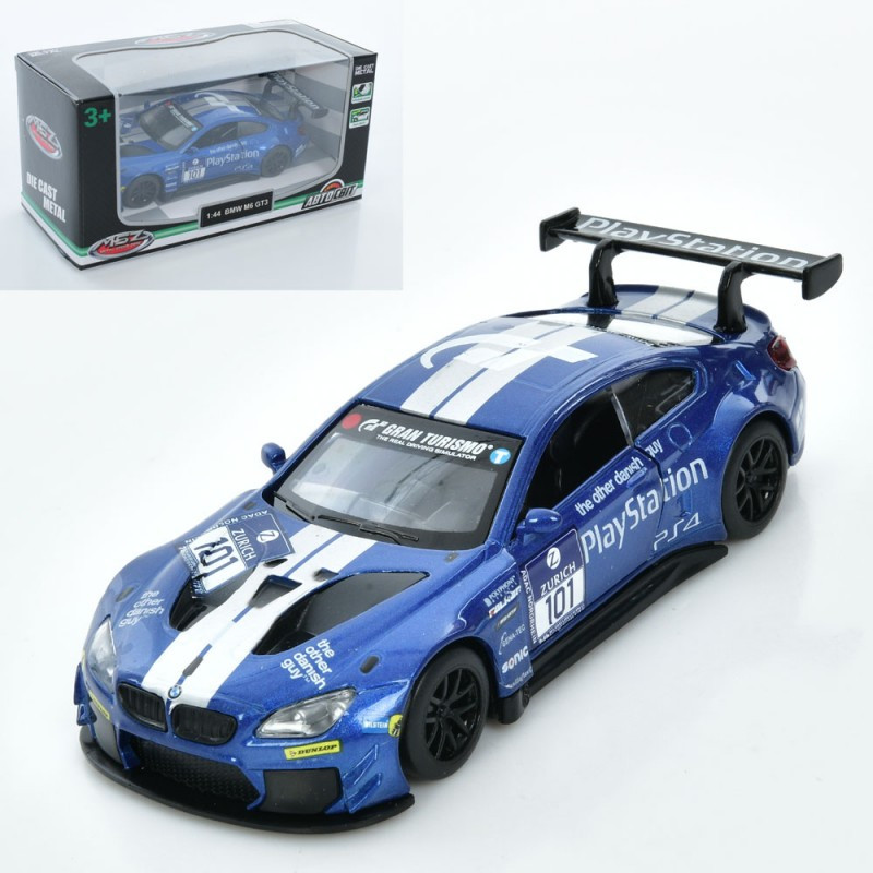 Машина автомодель "BMW M6 GT3" AS-3041 АвтоСвіт, 1:44, метал, інерційна, відчиняються двері
