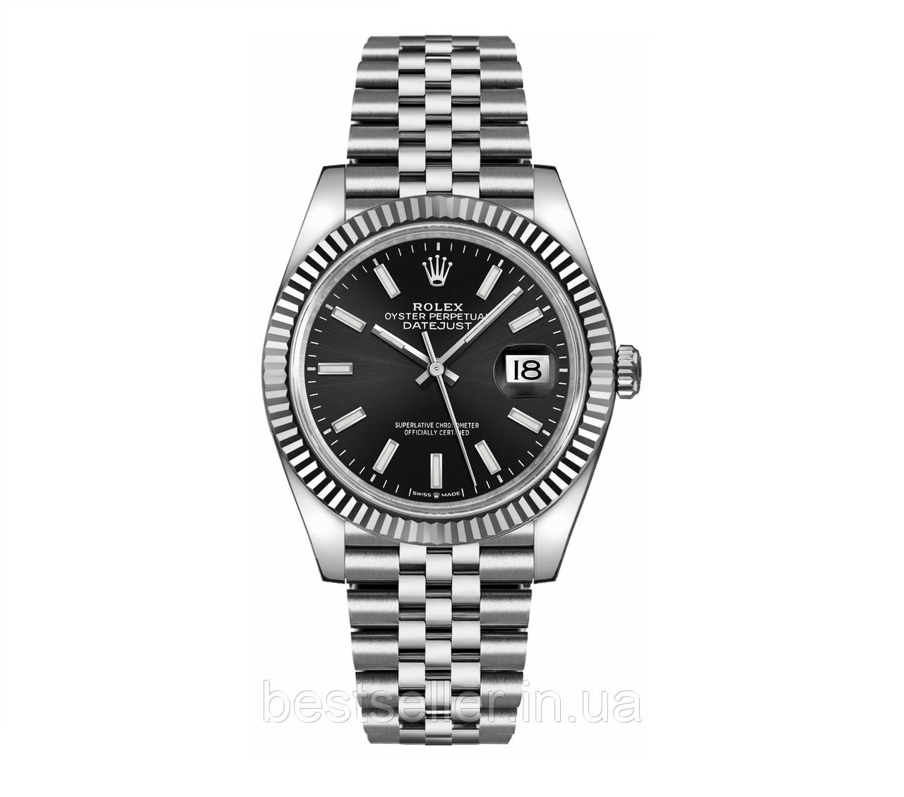 ROLEX DATEJUST 41MM CAL. 3235 REF 116334 BLACK DIAL JUBILEE BRACELET. VIP