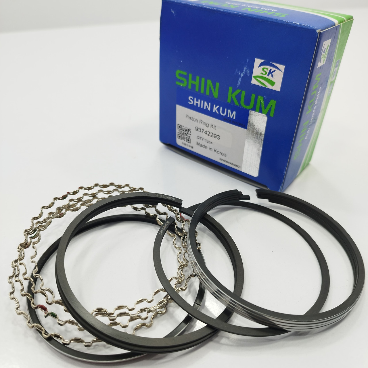 Кільця поршневі стандарт (76,5) Ланос, Нексія 1,5 SHIN KUM Корея, фото 1