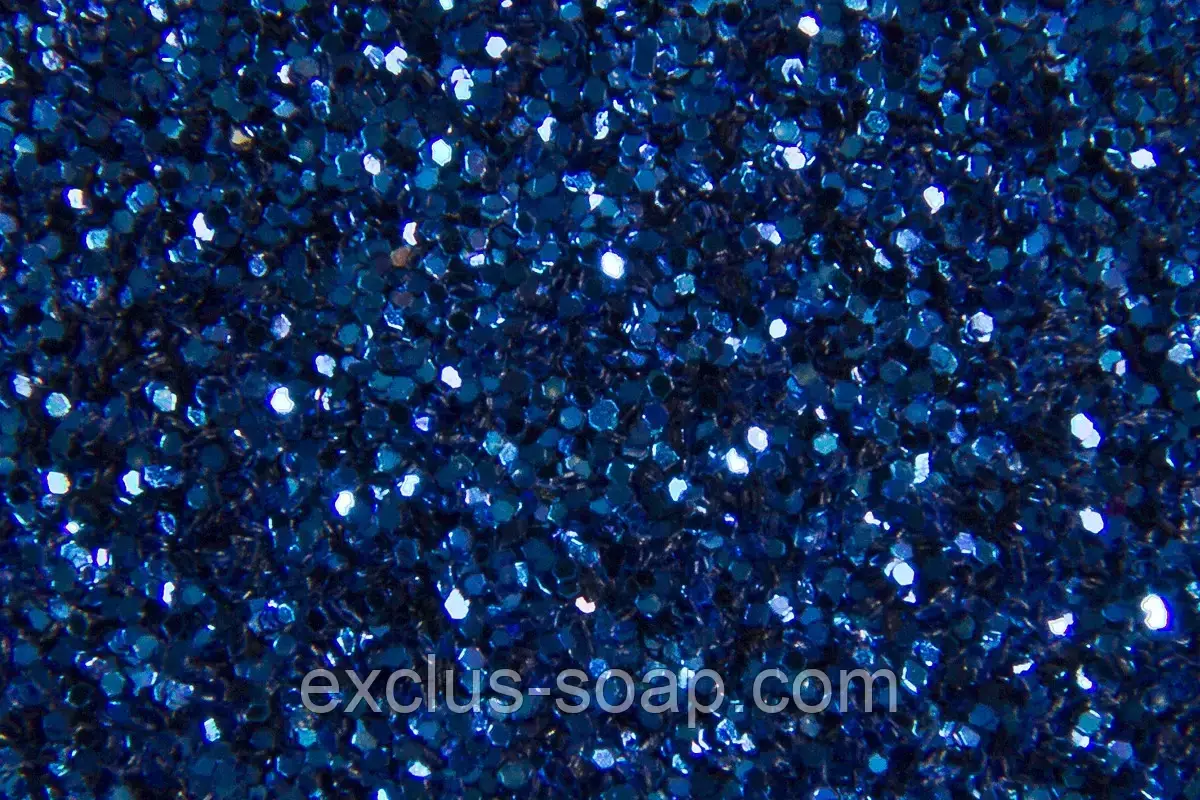 Синій глітер-5 грамів — 1 мм