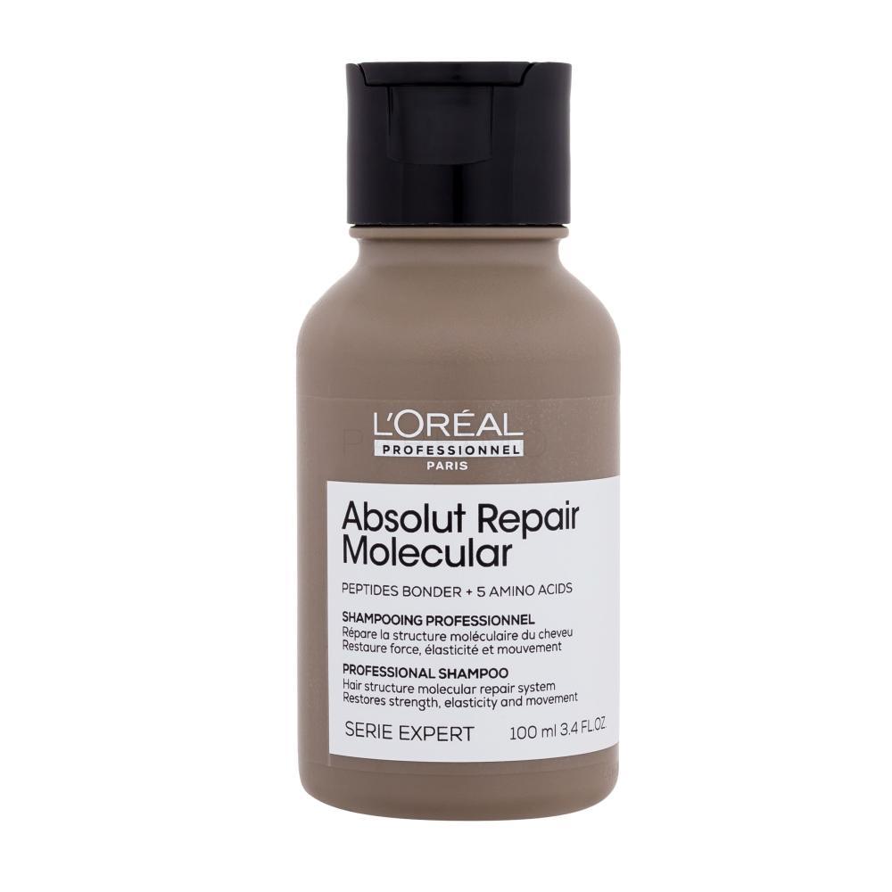 Шампунь для молекулярного відновлення волосся Loreal Professionnel Absolut Repair Molecular 100 мл, фото 1