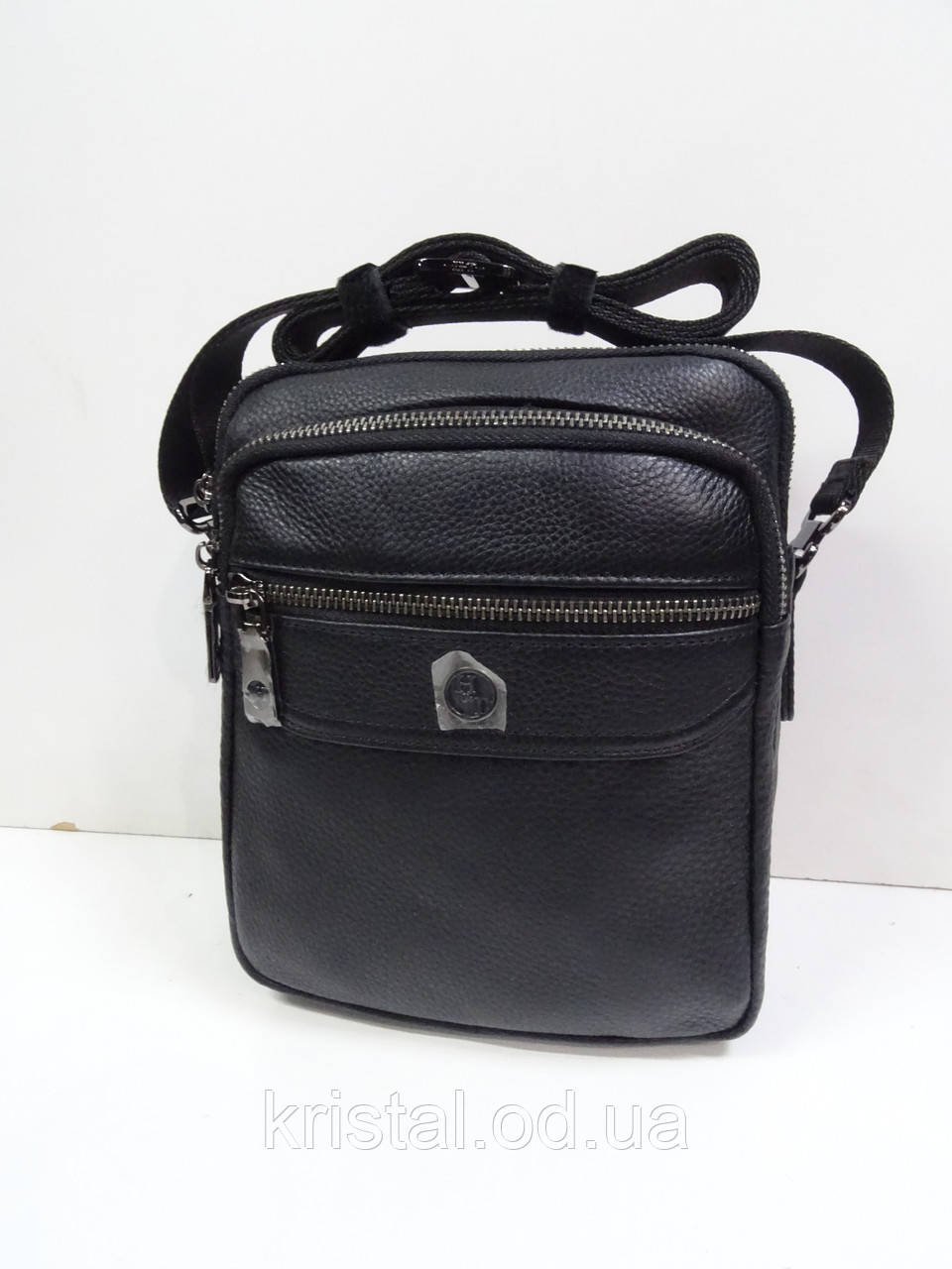 Чоловіча шкіряна сумка оптом 18*22 см. серії "Goldbe" No3079, фото 1