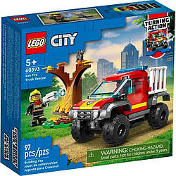 Конструктор LEGO City Fire Пожежно-рятувальний позашляховик 60393, Land of Toys