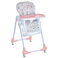Стульчик для кормления Bambi M 3233 Сolibri Blush Pink стілець для годування Бемби,Бембі