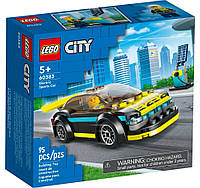 Конструктор LEGO City Электрический спортивный автомобиль 60383, World-of-Toys