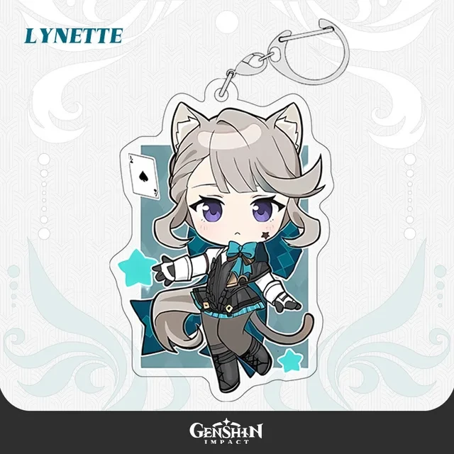 Брелок "Геншин імпакт" — Лінетт, фото 1