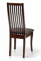 Стілець дерев'яний з м'яким сидінням і жорсткою спинкою Жасмин (розбірний) темний горіх, оббивка NEW Вавилон 64, фото 2