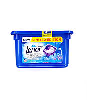 Гелевые капсулы для стирки Lenor Aprilfrisch 3в1 Original, 11 штук.