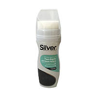 Жидкая крем-краска Silver для нубука и замши черная 75 ml