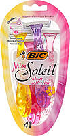 Одноразовые станки для бритья Bic Miss Soleil Colour 4 шт