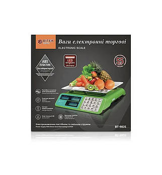 Ваги Торгові VITEK з металевою кнопкою BT-982S/4V/50KG//5G (5 шт./яский)