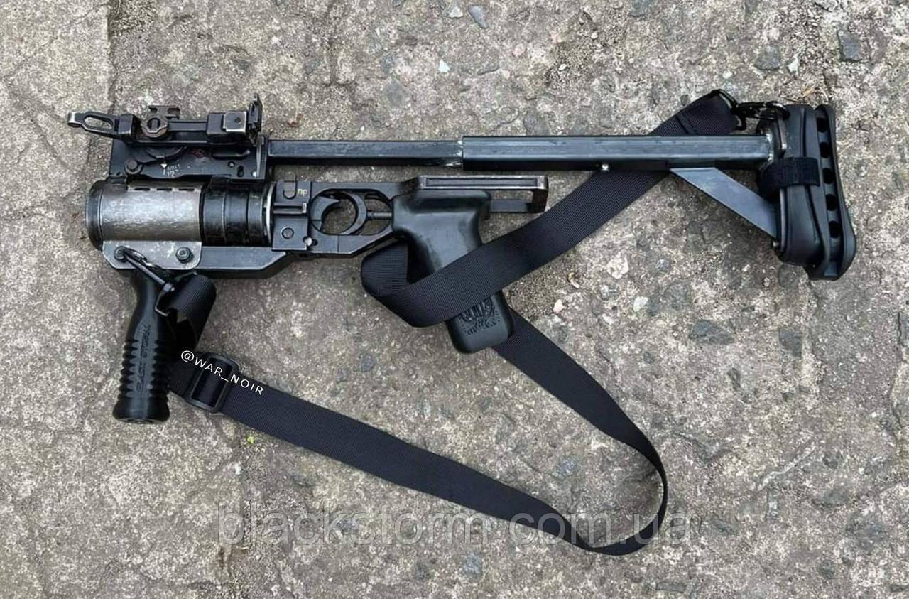 Приклад тактичний до ГП-25 v2.0, підствольного гранатомета АК, амортизуючий приклад BlackStorm GP25 DEFENDER купить Украина