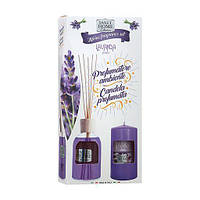 Набор подарочный Sweet Home ароматизатор для дома Lavanda 100 ml и свеча 135 g