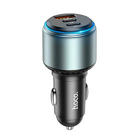 АВТОМОБІЛЬНИЙ ЗАРЯДНИЙ ПРИСТРІЙ HOCO NZ9 GALLOPER 95W THREE-PORT(2C1A) CAR CHARGER BLACK