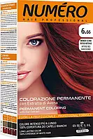 Крем-краска для волос Numero 6.66 Intense Red Dark Blonde (темно-насыщенный красный блонд) 140 ml