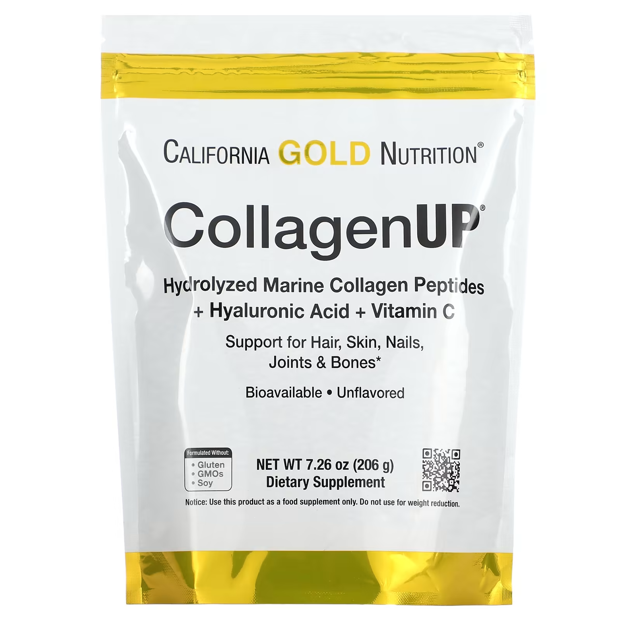 Колаген/Collagen Up 5000, пептиди колагену, + гіалуронова кислота, California Gold Nutrition