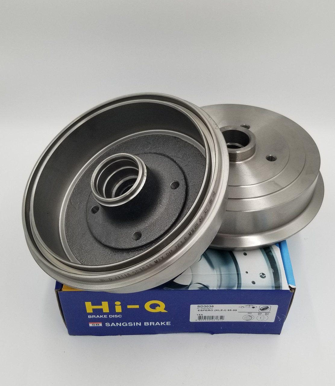 Барабани задні гальмівний (к-т лівий+правий) Ланос 1.5 Сенс 1.3 HI-Q Корея, фото 1