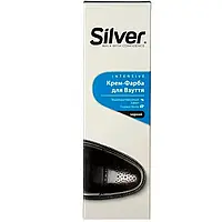 Крем-краска Silver для обуви пластик тюбик черный 75 ml