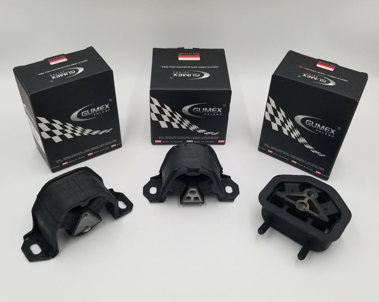 Подушки двигуна (комплект 3шт) Ланос, Сенс, Нексія Gumex Польща, фото 1
