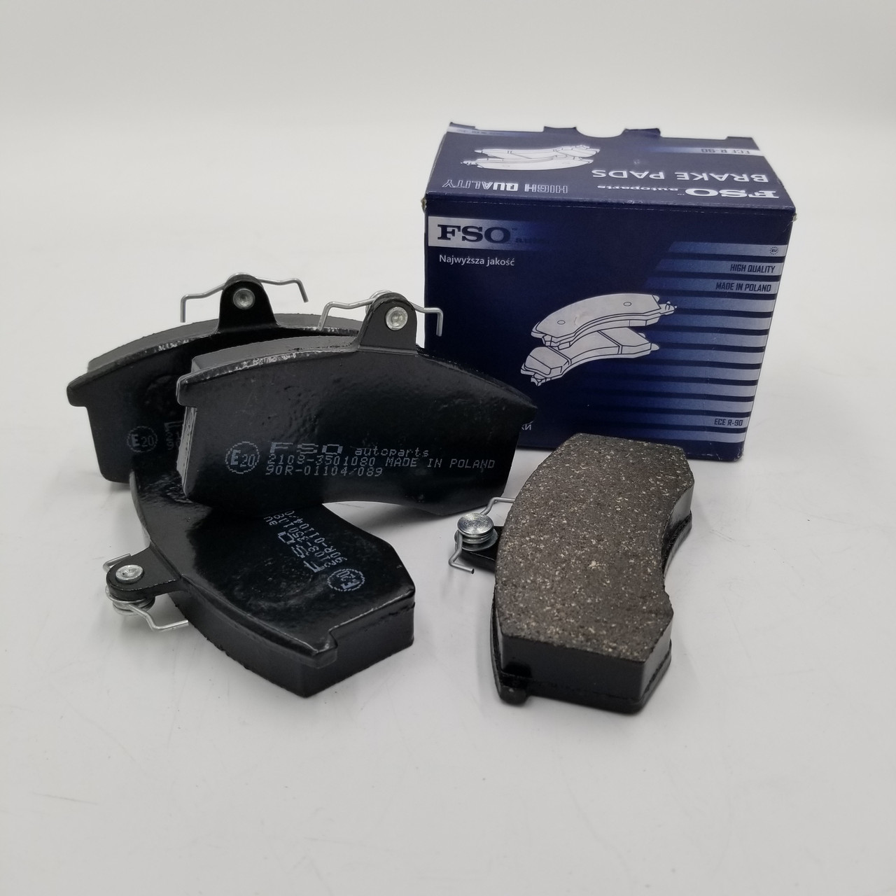 Колодки передні гальмівні ВАЗ 2108, 2109, 21099 FSO Польща