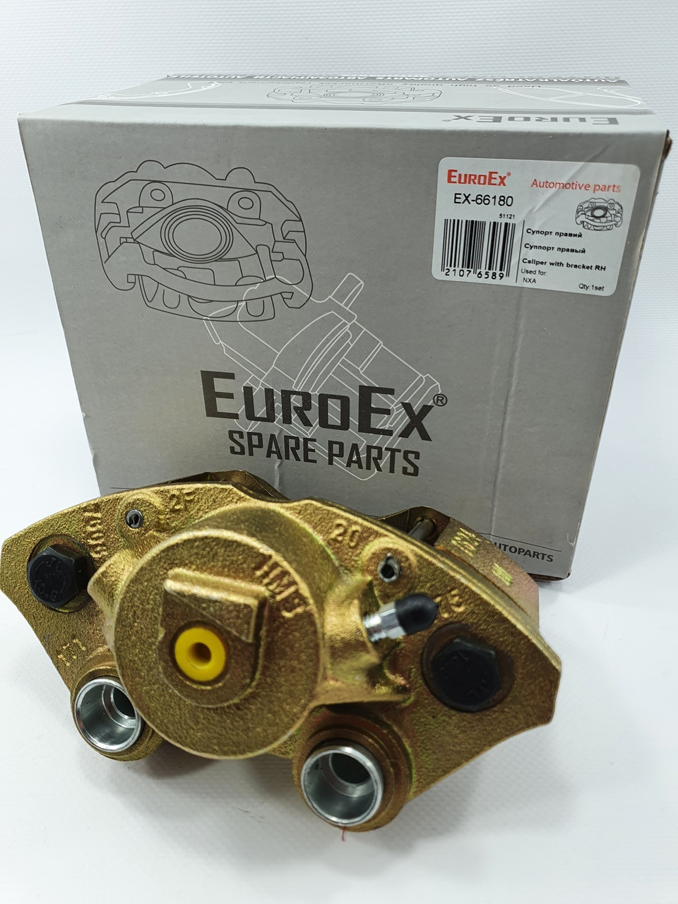 Супорт передній правий Део Нексія (під старі колодки) EuroEX Корея