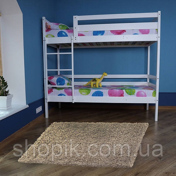 Двоярусне ліжко для дітей (babyson 5) 80x190см, Дитячі ліжка з бортиками Shopik