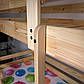Двоярусне ліжко дитяче (babyson 3) Лак 80x190см, Ліжко з бортиками Shopik, фото 7