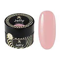 Гель-желе для наращивания ногтей F.O.X Jelly Cover Pink, 15 мл