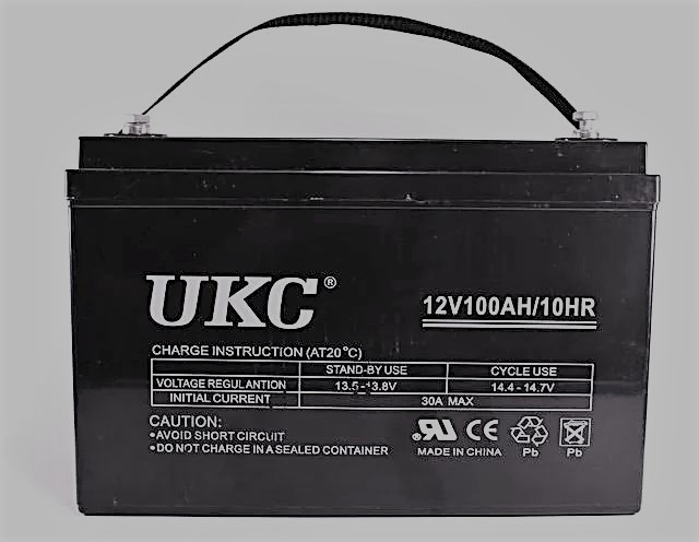 Акумулятор АКУМУЛЯТОР 12V 100A UKC iC227, фото 1