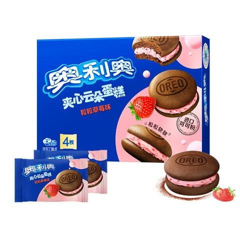Печиво Oreo Cloud Pies (Strawberry Flavor) 88 g/ 4 pcs