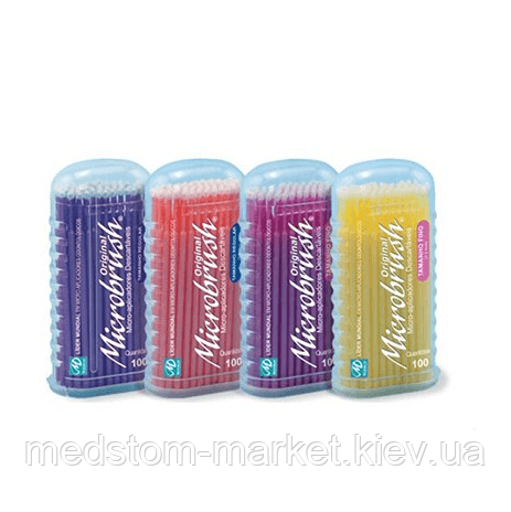 АПЛІКАТОРЫ, микроапликаторы Microbrush ORIGINAL Regular, 100 шт.(США) - фото 1 - id-p710729679