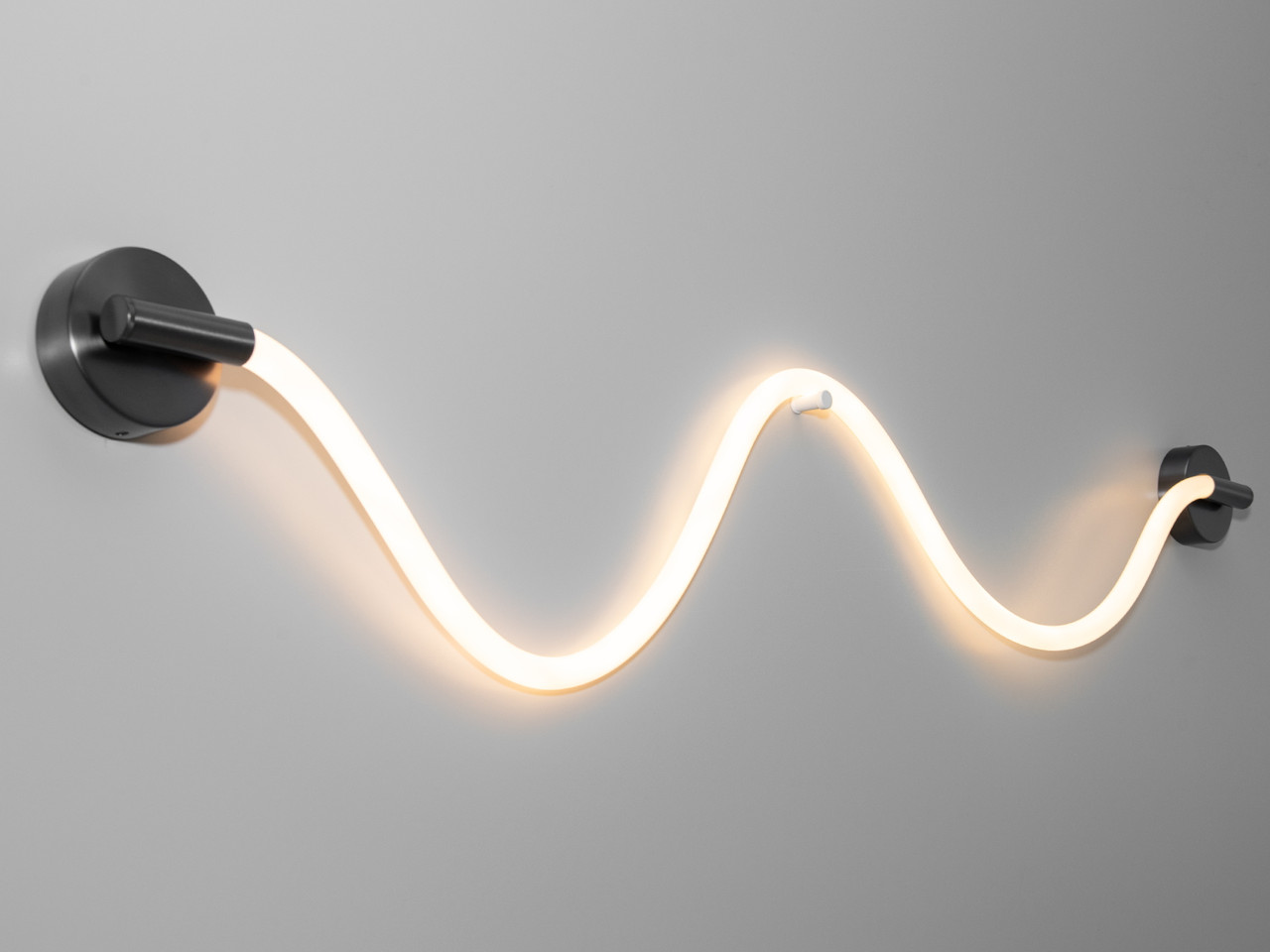 Настінний LED-світильник Ropelight чорний хром, 18 Вт для освітлення інтер’єру SY9601-BHR