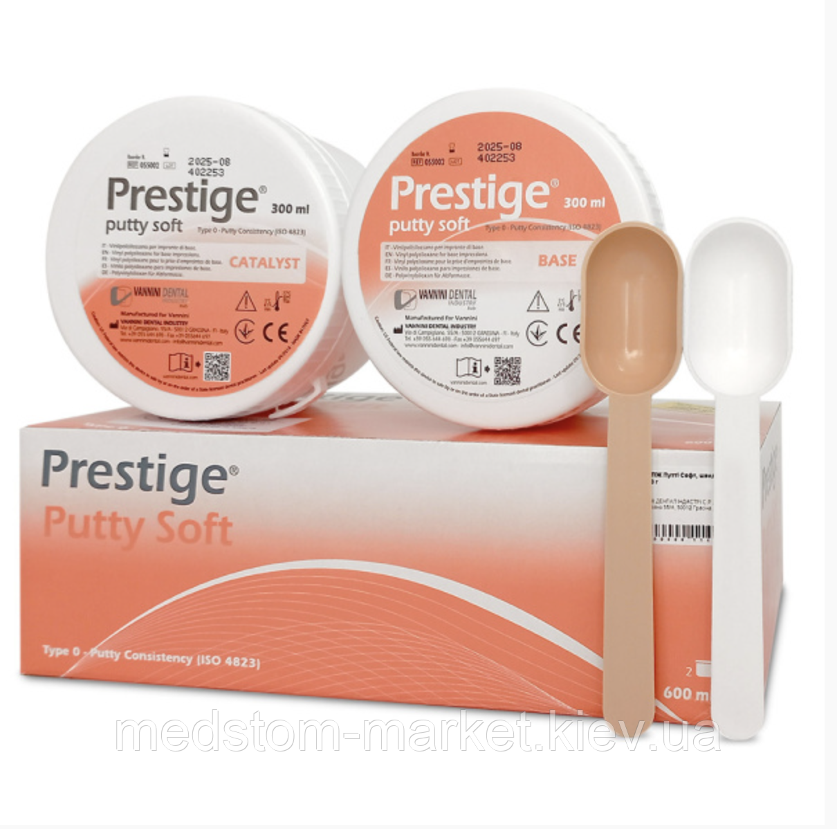 PRESTIGE Putty Soft (Престиж Патти Софт) Мягкая база, бістрого отверд. 450 г + 450 г VANNINI (Італія) - фото 1 - id-p674386942