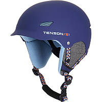 Гірськолижний шолом Tenson Park Jr dark blue розмір 50-54