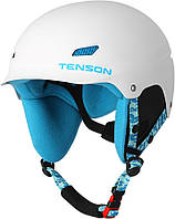 Гірськолижний шолом Tenson Park Jr white-turquoise розмір 50-54