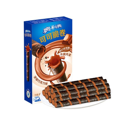 Вафельні трубочки Oreo Cream-Filled Wafers (Chocolate Flavor) 50 g, фото 1