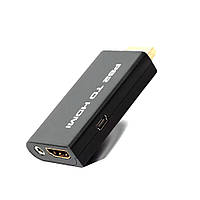 Конвертер PS2 to HDMI (мама), 1080P, Black