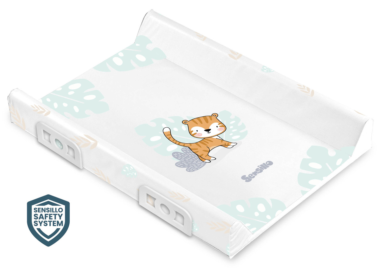 Сповивальна дошка Sensillo Safety System 70 см - SAFARI TYGRYS (SILLO-136278)