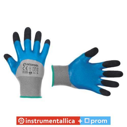 Рукавичка трикотажна синтетична посилена розмір 9 SP-0106 Intertool