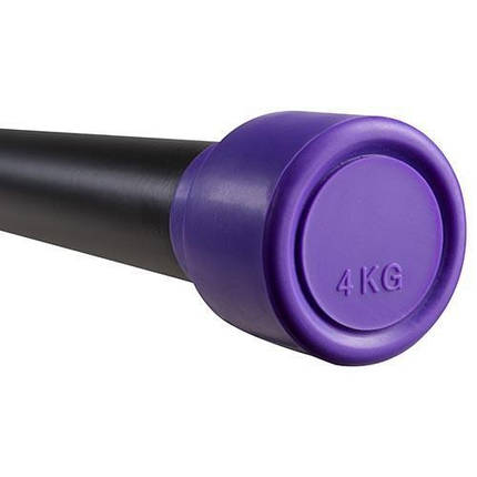 Бодибар 4 кг World Sport діаметр 30 мм, фіолетовий, фото 2