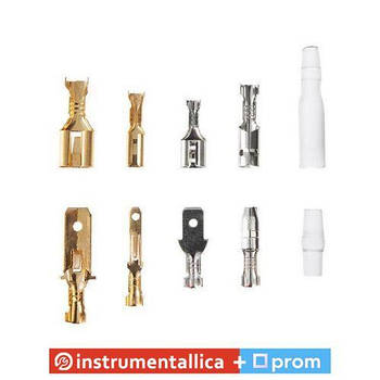 Конектори обтискні 150 штук для автомобільного електропроводу TC-9005 Intertool