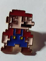 Брошь брошка значок пин компьютерная игра супер Марио металл эмаль