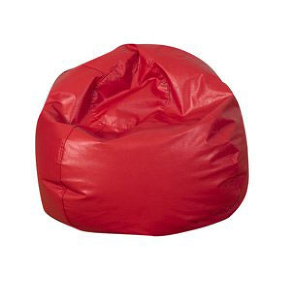 Кресло мяч красный бескаркасный 65х40 см - фото 1 - id-p2013577134