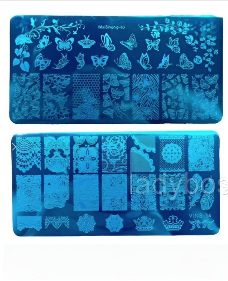 Пластина для стемпінгу середня, фото 1