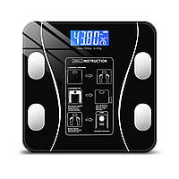 Напольные умные фитнес весы Bluetooth до 180 кг A-8003 / Смарт весы с приложением «T-s»