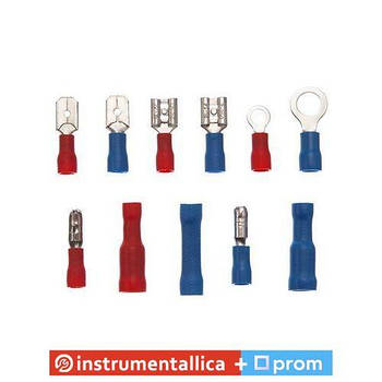 Конектори обтискні 144 шт. ізольовані для автомобільного електропроводу TC-9010 Intertool