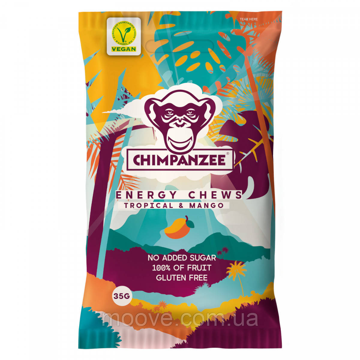 Chimpanzee Chimpanzee Energy Chews Tropical 30 г