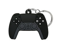Силиконовый брелок геймпад PlayStation 5 Dualsense черный