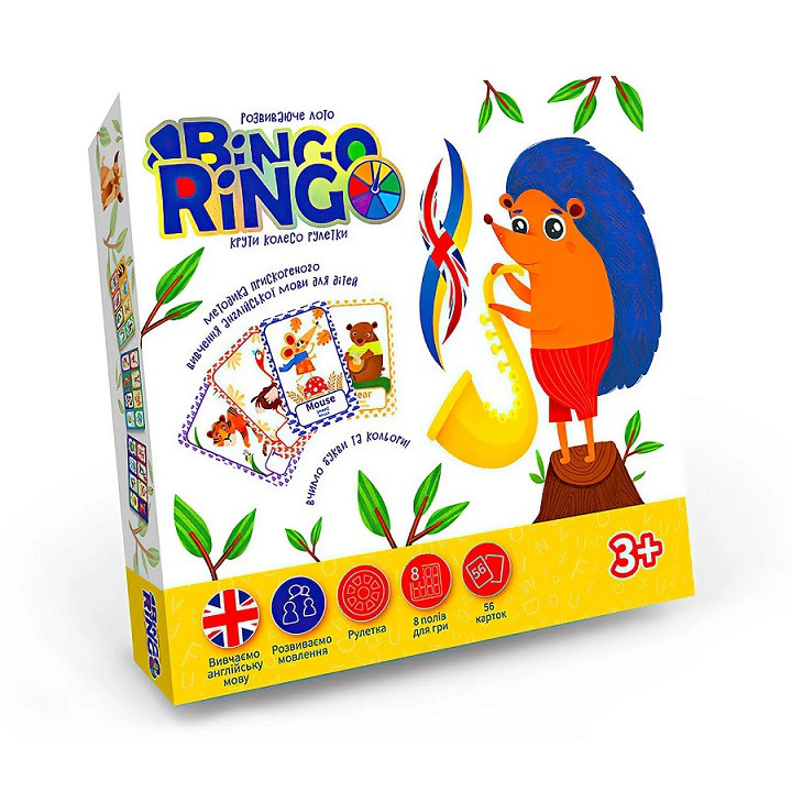 Настільна гра "Bingo Ringo" укр/англ (10) GBR-01-01EU, фото 1