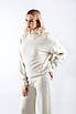 Костюм зі светром та штанами молочний 40006 ONE SIZE (2000000115115), фото 2